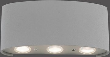 Paul Neuhaus LED Außen-Wandleuchte Carlo, LED fest integriert, Warmweiß, Schutzart IP 54, Für Außen- und Innenbereich