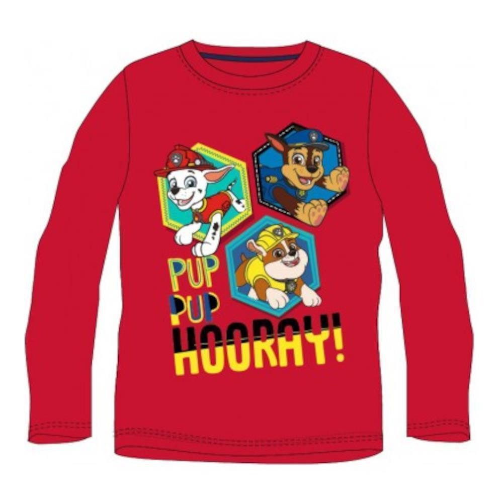 PAW PATROL T-Shirt Paw Patrol Langarm-T-Shirt für Jungen - "Pup Pup Hooray!" Design