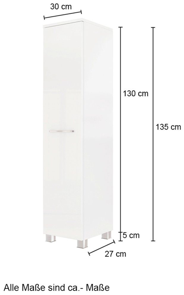 Midischrank Catania MÖBEL HELD grün/grafit