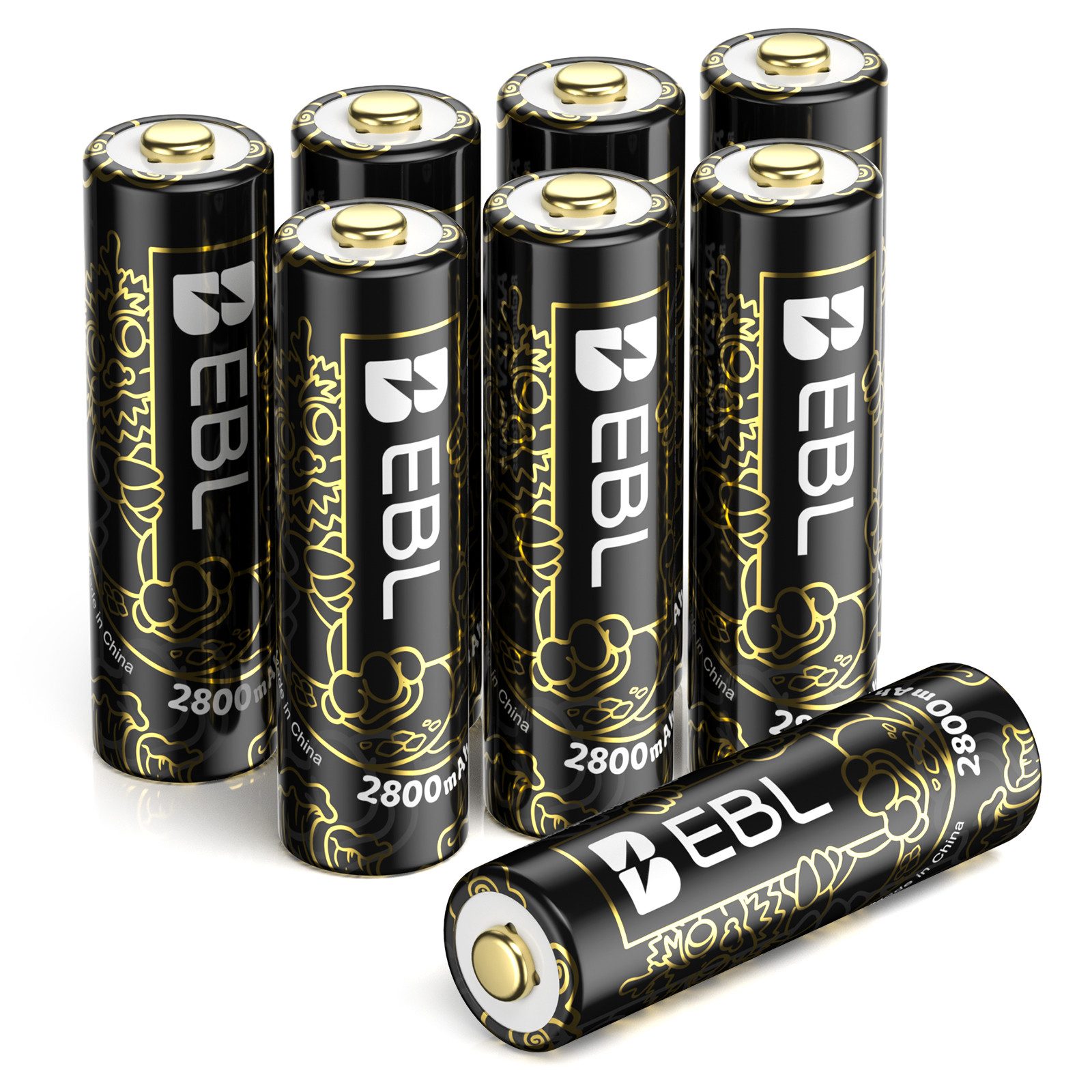 Jahr Drache Wiederaufladbar Batterien, AA Akku & AAA Akku