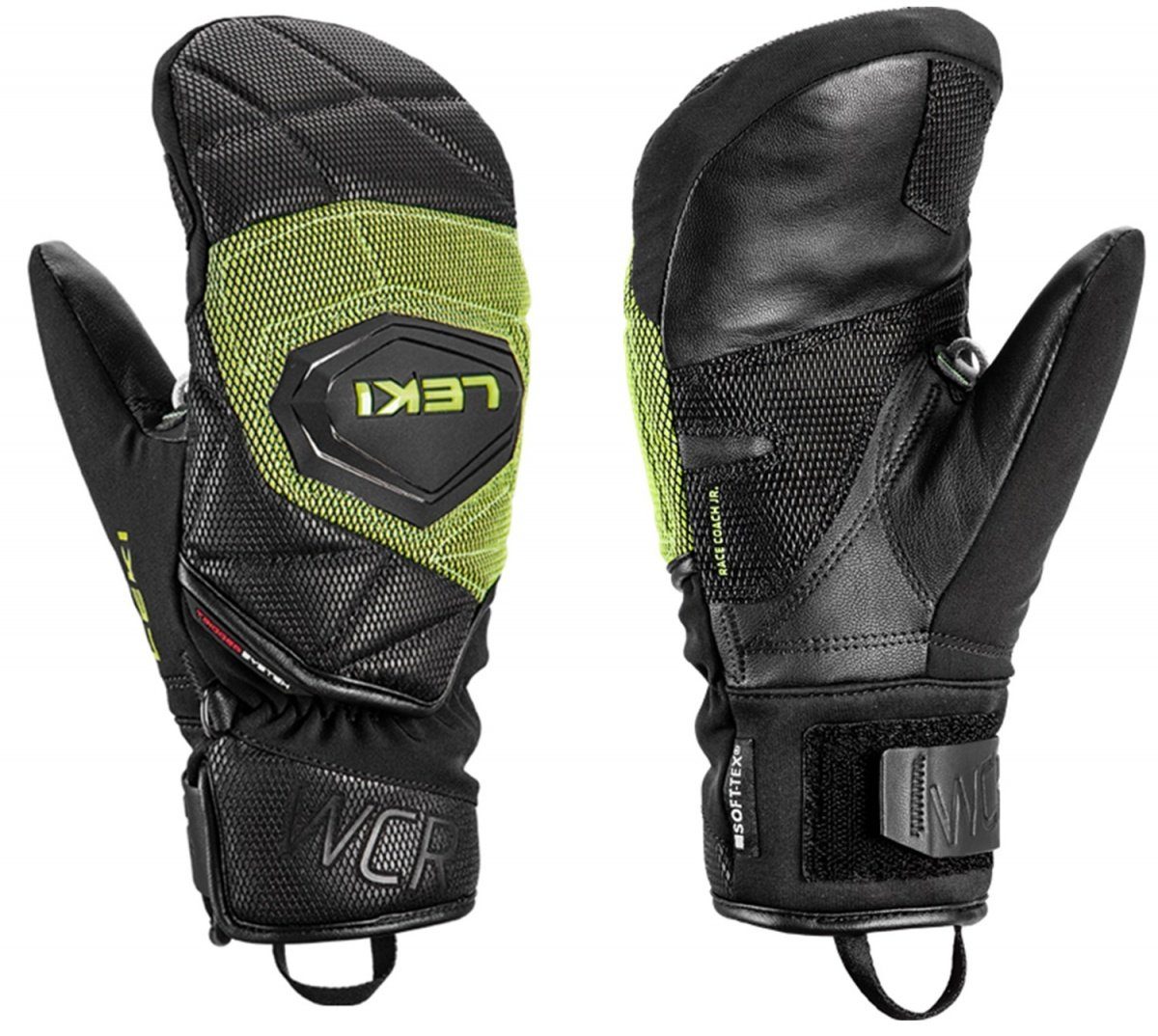 Leki Skihandschuhe Leki Worldcup Race Coach 3D Mitten Kinder Junior Fäustlinge 654802801
