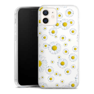 DeinDesign Handyhülle Gänseblume Blumen Motiv ohne Hintergrund, Apple iPhone 12 Slim Case Silikon Hülle Ultra Dünn Schutzhülle