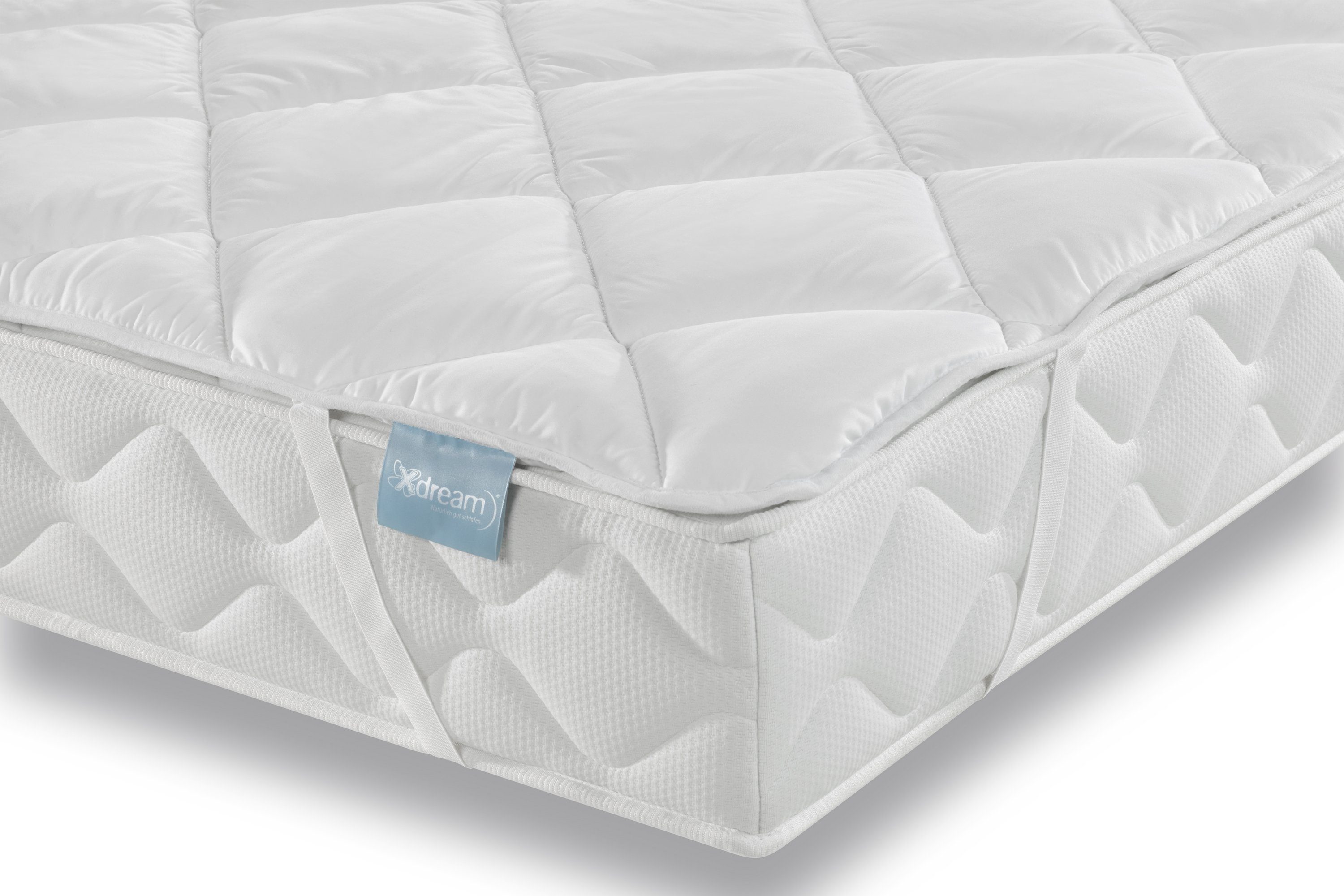 Matratzenauflage Pure Matratzenschoner mit praktischen Eckgummis XDREAM, sorgt für einen hygienischen und angenehmen Schlafkomfort | Matratzenauflagen