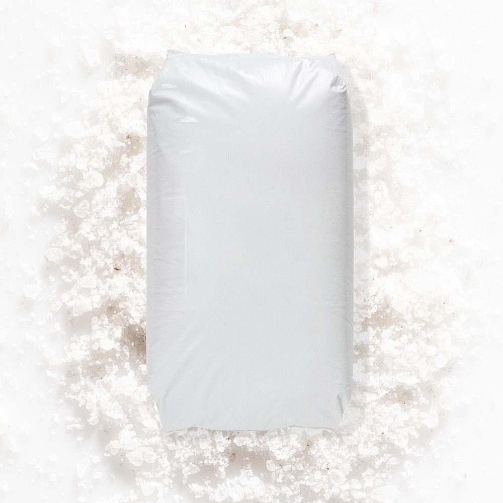 WOLFF & MÜLLER Streuwagen Streusalz im 25kg PE Sack, (20-tlg), Auftausalz fein - & grobkörnig für schnelle & langanhaltende Wirkung