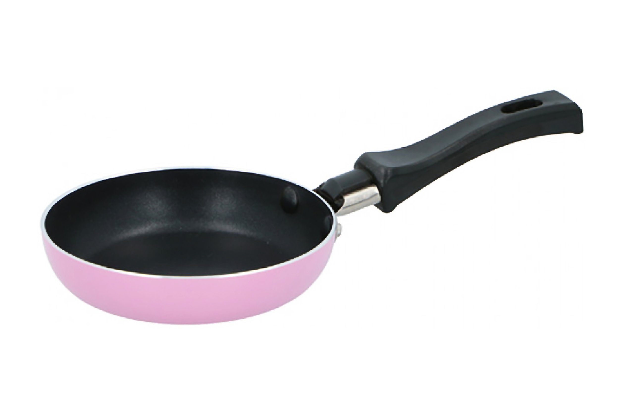 EDCO Bratpfanne MINI BRATPFANNE Ø12cm Antihaft Aluminium 4 (Rosa), Eierpfanne Butterpfännchen Spiegelei Pfanne