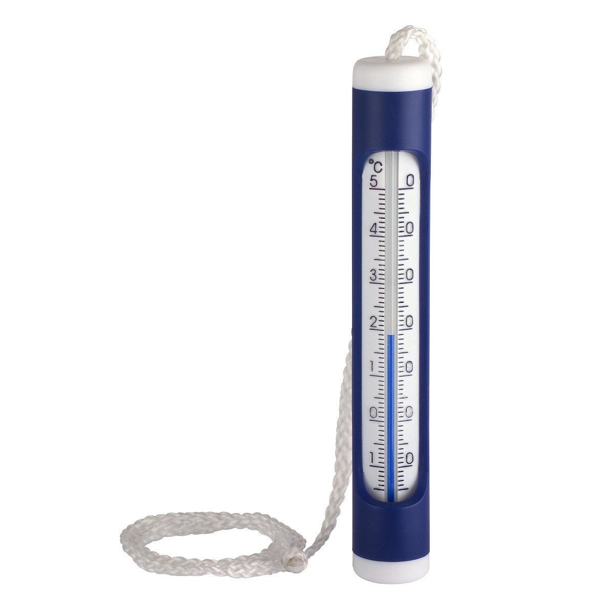 TFA Dostmann Schwimmthermometer Pool- und Teichthermometer 40.2004 mit Befestigungsleine, Mit Befestigungsleine
