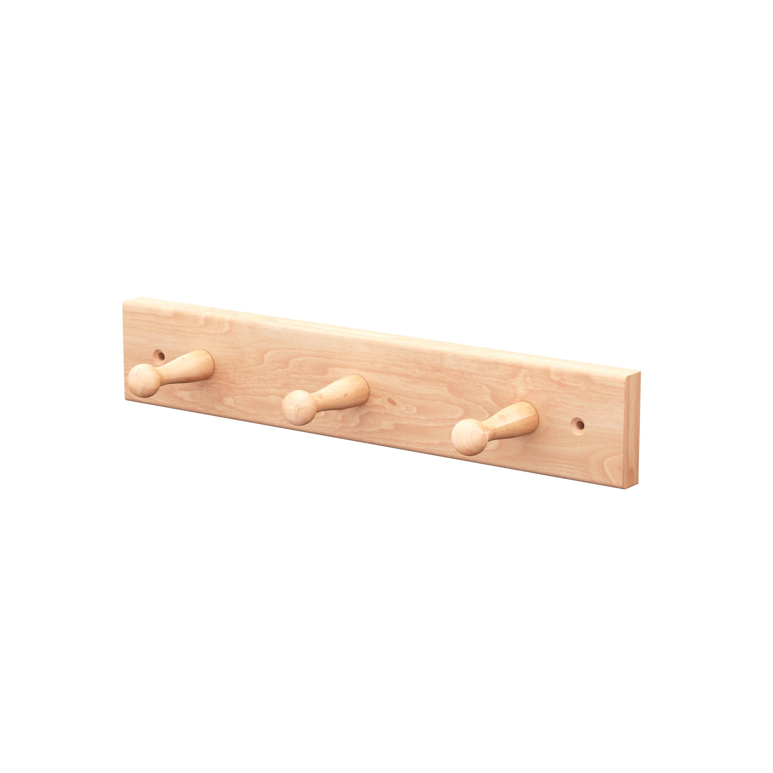 sossai® Wandgarderobe Garderobenleiste aus Holz in günstig online kaufen