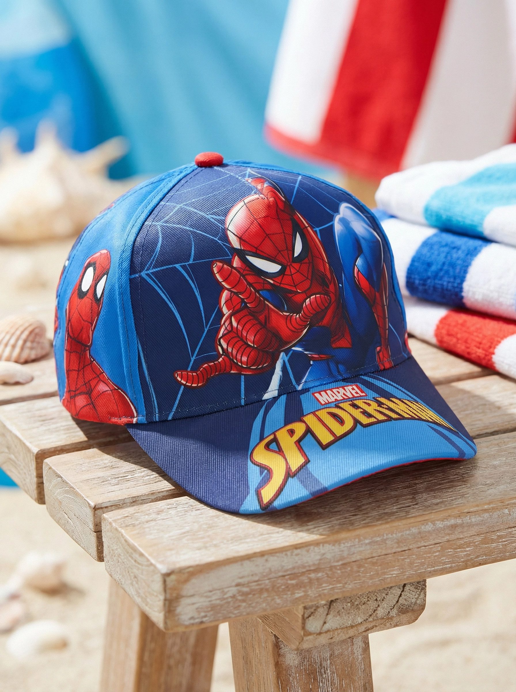 MARVEL Baseball Cap Marvel Spiderman Kinder Jungen Basecap Baseball Kappe Mütze Gr. 52 bis 54