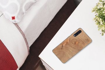 MuchoWow Handyhülle Hintergrund der Struktur aus Holzbrettern, Handyhülle Samsung Galaxy A30s, Smartphone-Bumper, Print, Handy