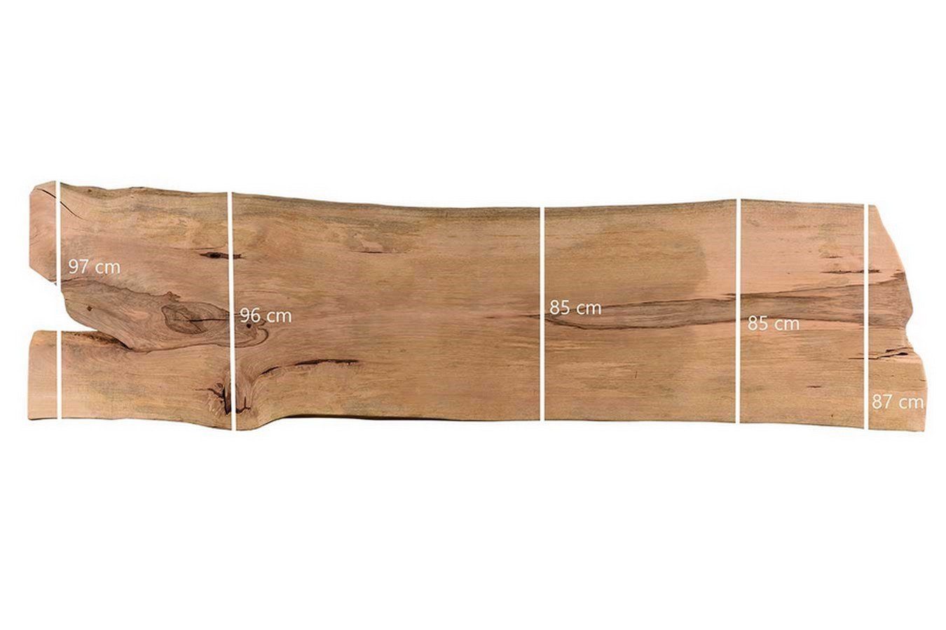 Tischhelden Dekokorb Tischplatte Mango Massivholz Monolith 350