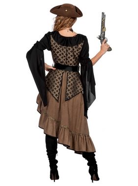 Metamorph Kostüm Edelpiratin Kostüm, Detailreich und hochwertig verarbeitetes Piratenkostüm für die Freib