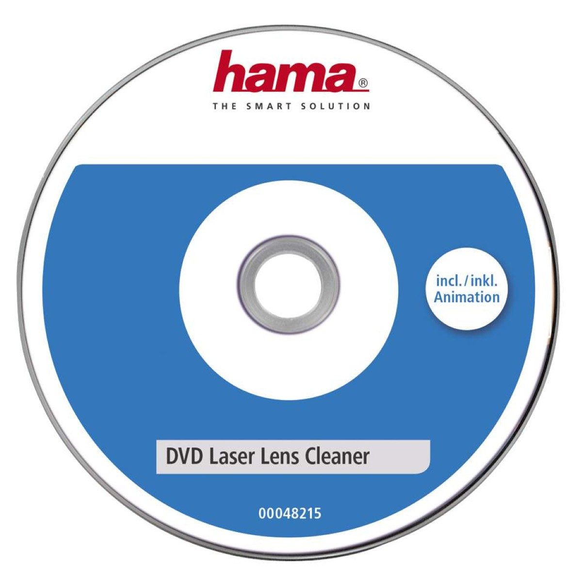 Hama Reinigungs-CD DVD Reinigungsdisc Deluxe Lens Cleaner Animation, für Laufwerk Laser Linsen Linse Reinigungs-CD DVD Blu-Ray Player PC