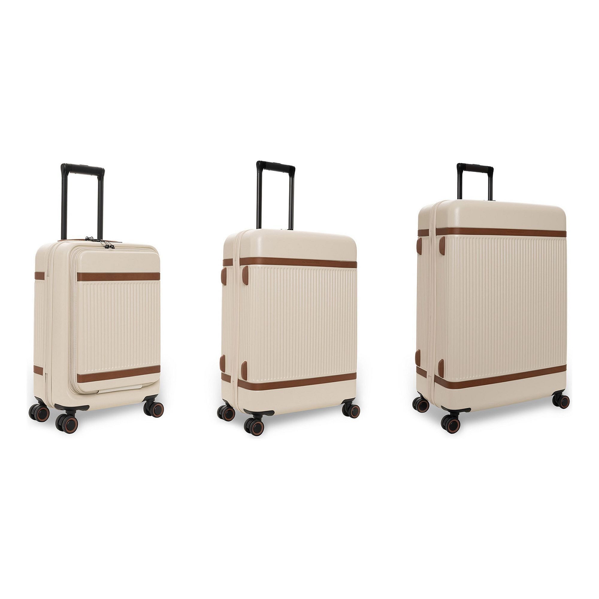 The Chesterfield Brand Trolleyset Zuna, 4 Rollen, (3-teilig, 3 tlg), Polycarbonat