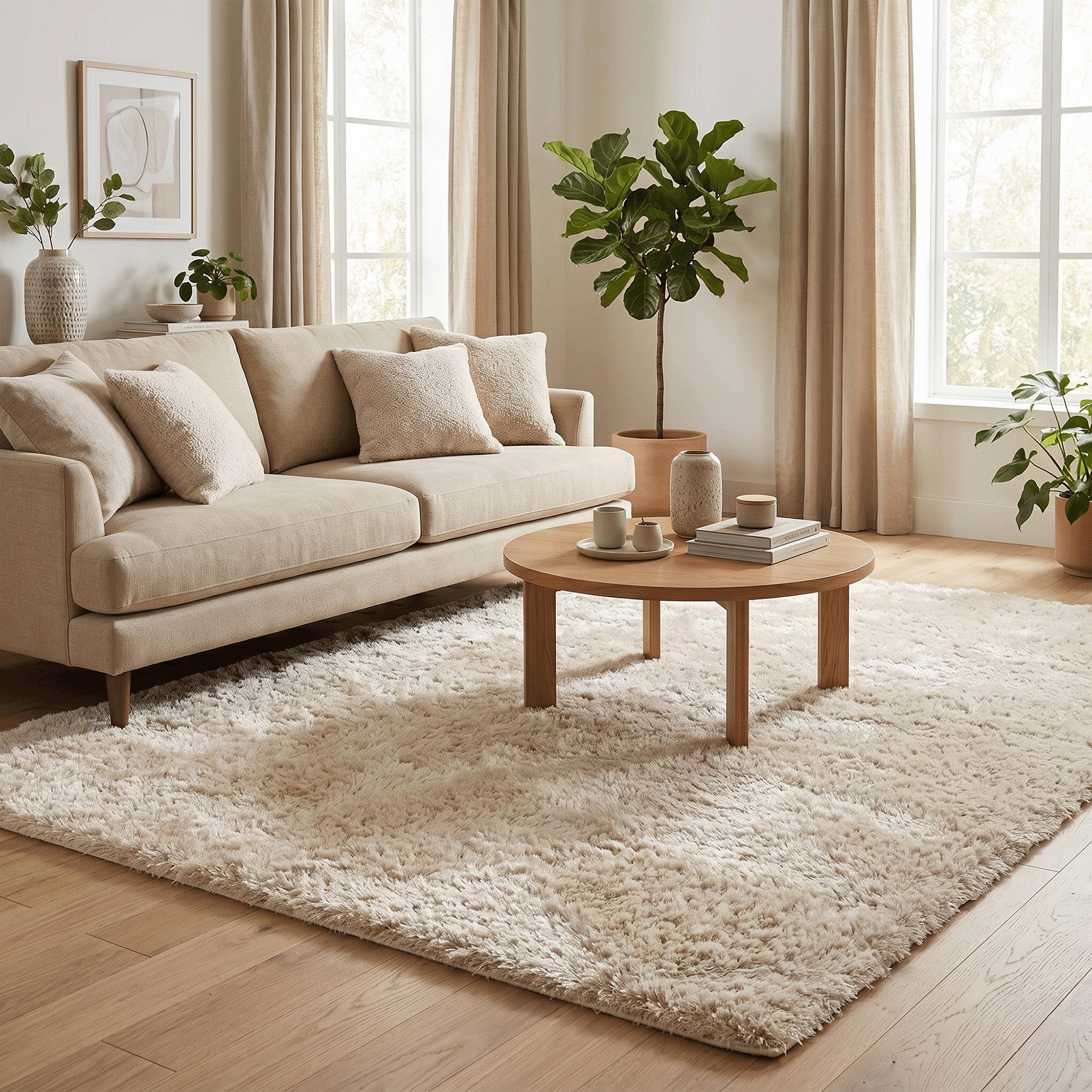 Snapstyle Hochflor-Teppich Hochflor Shaggy Teppich Luxus Emotion Mix, Rechteckig, Höhe: 48 mm