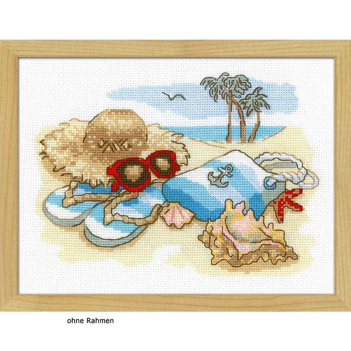 Riolis Kreativset Riolis Kreuzstich-Set "Urlaub am Meer" (embroidery kit)