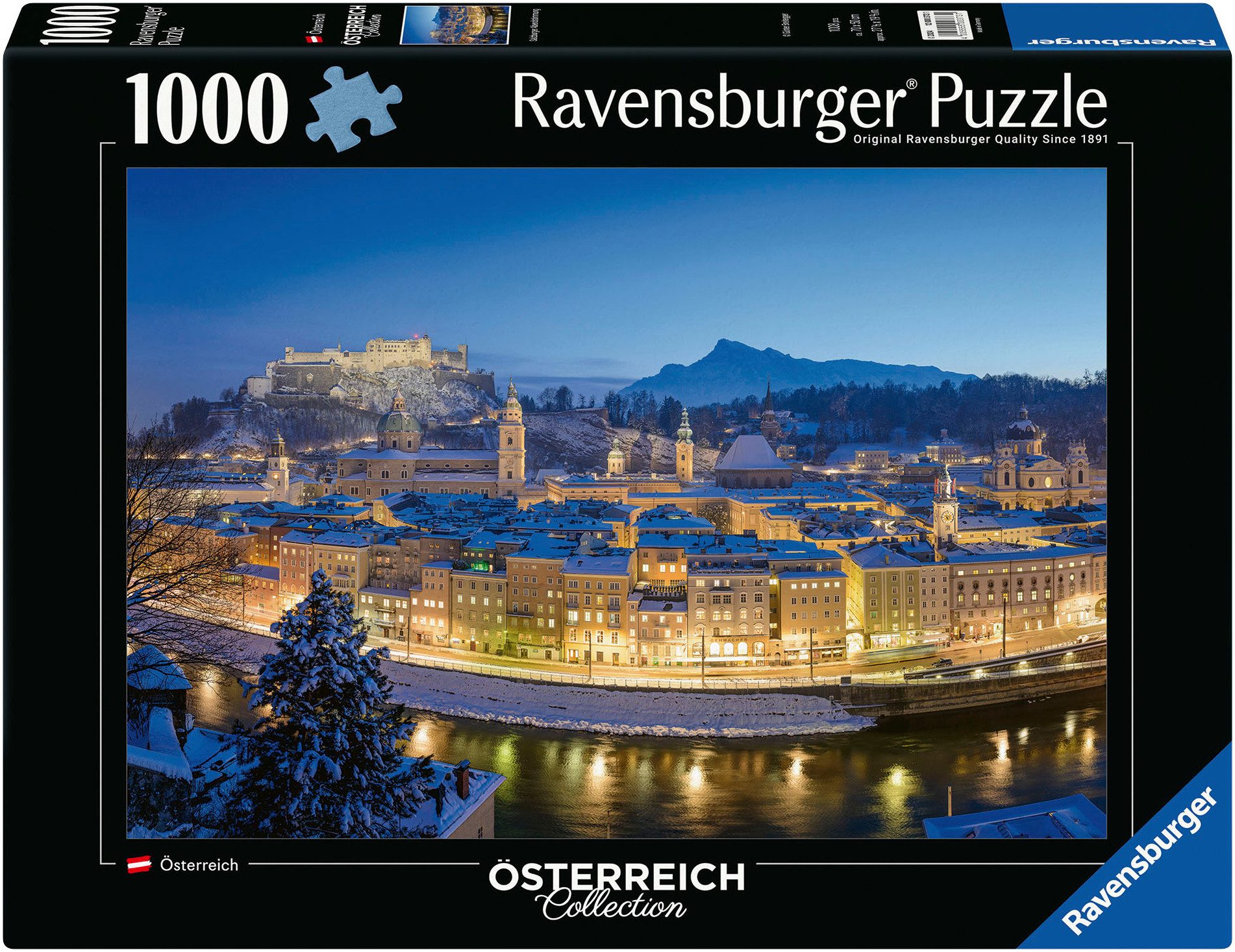 Ravensburger Puzzle Österreich Collection, Salzburger Abendstimmung, 1000 P günstig online kaufen