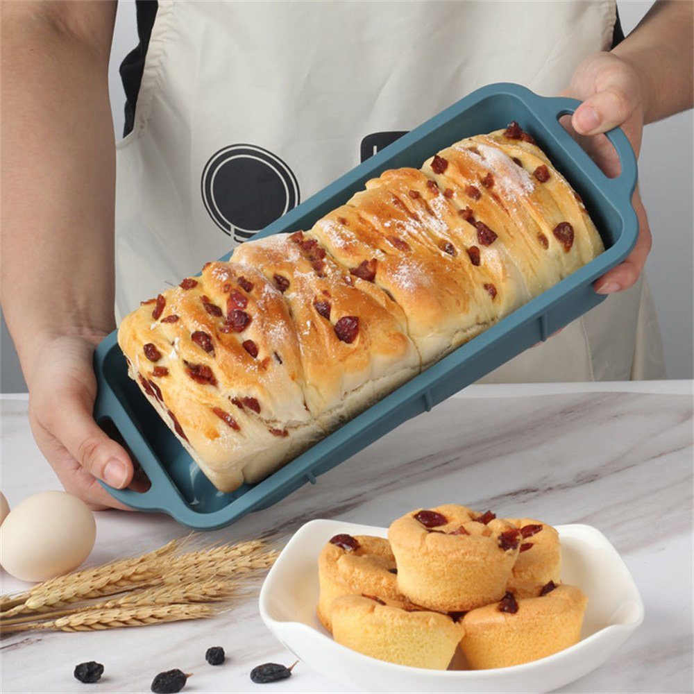 Atäsi Backform – Antihaftbeschichtung, mit und – Kuchen für Silikon-Backform (1-tlg) Brote