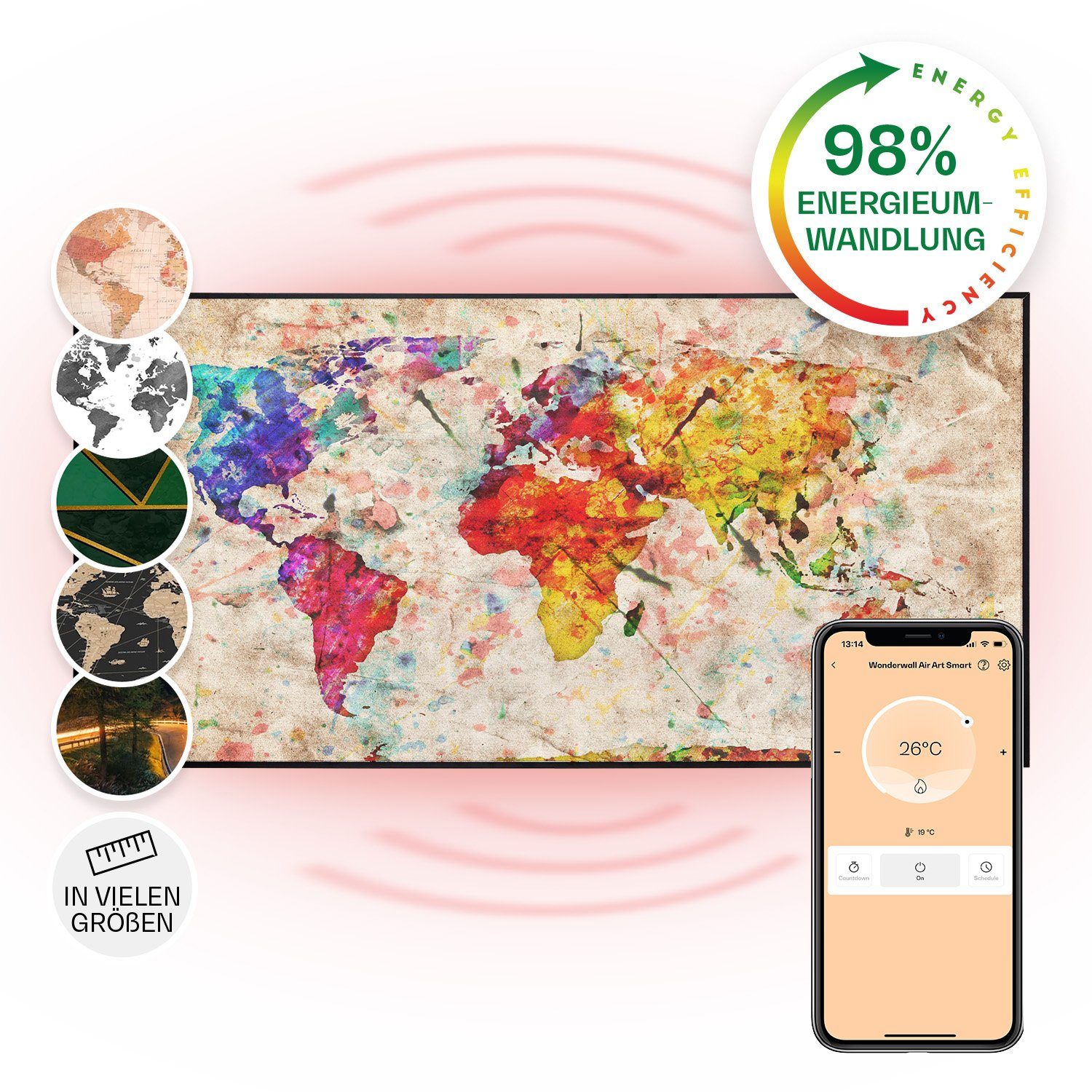 Klarstein Heizkörper Wonderwall Air Art Smart günstig online kaufen