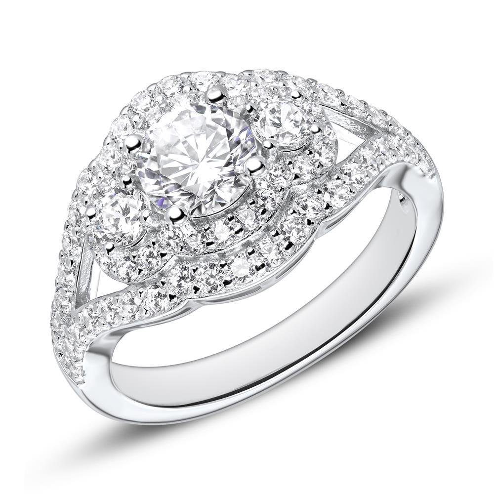 JEWLIX Verlobungsring JEWLIX Verlobungsring aus Sterlingsilber mit Zirkonia