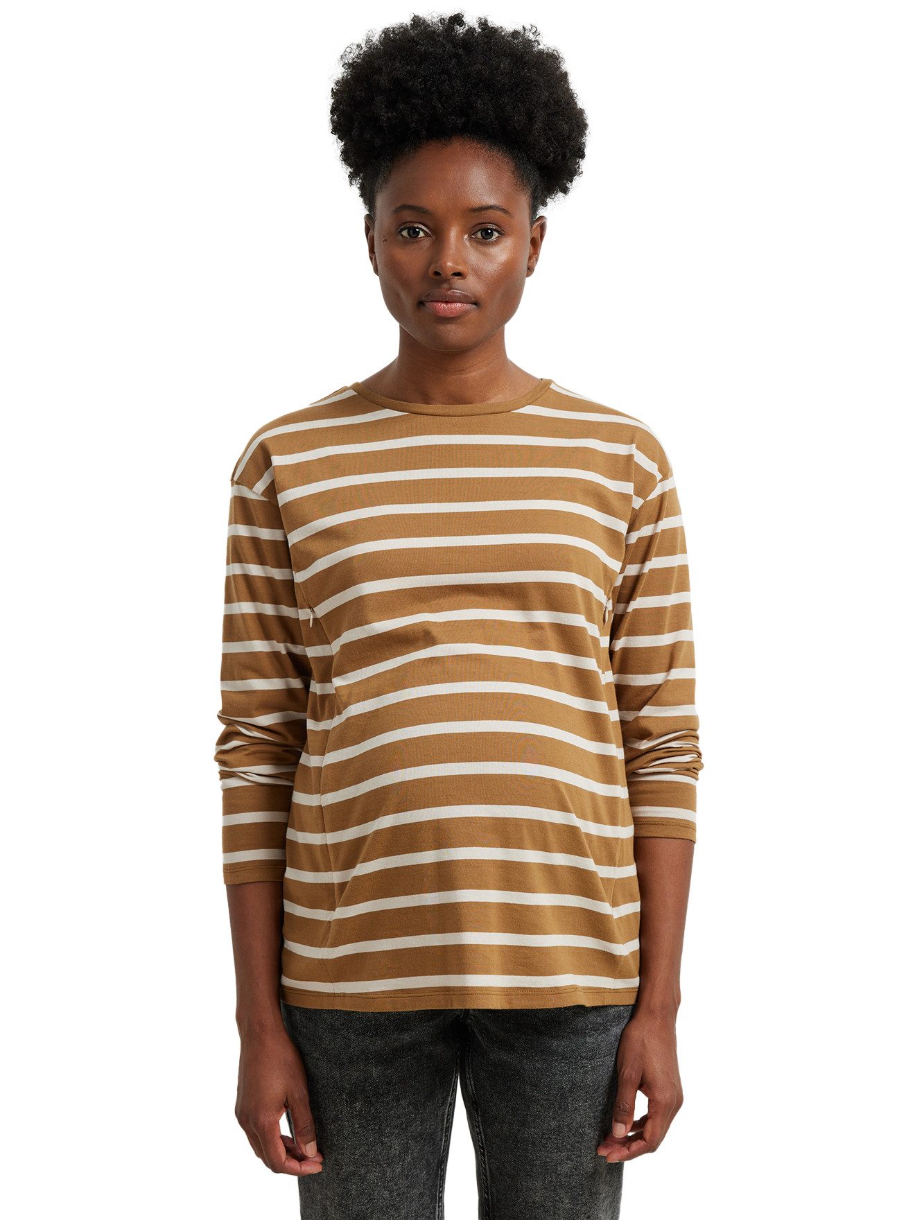 vertbaudet Langarmshirt Shirt in Wickelform, Schwangerschaft & Stillzeit