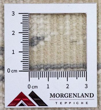 Wollteppich Designer Teppich handgeknüpft beige, morgenland, rechteckig, Höhe: 9 mm, handgeknüpft