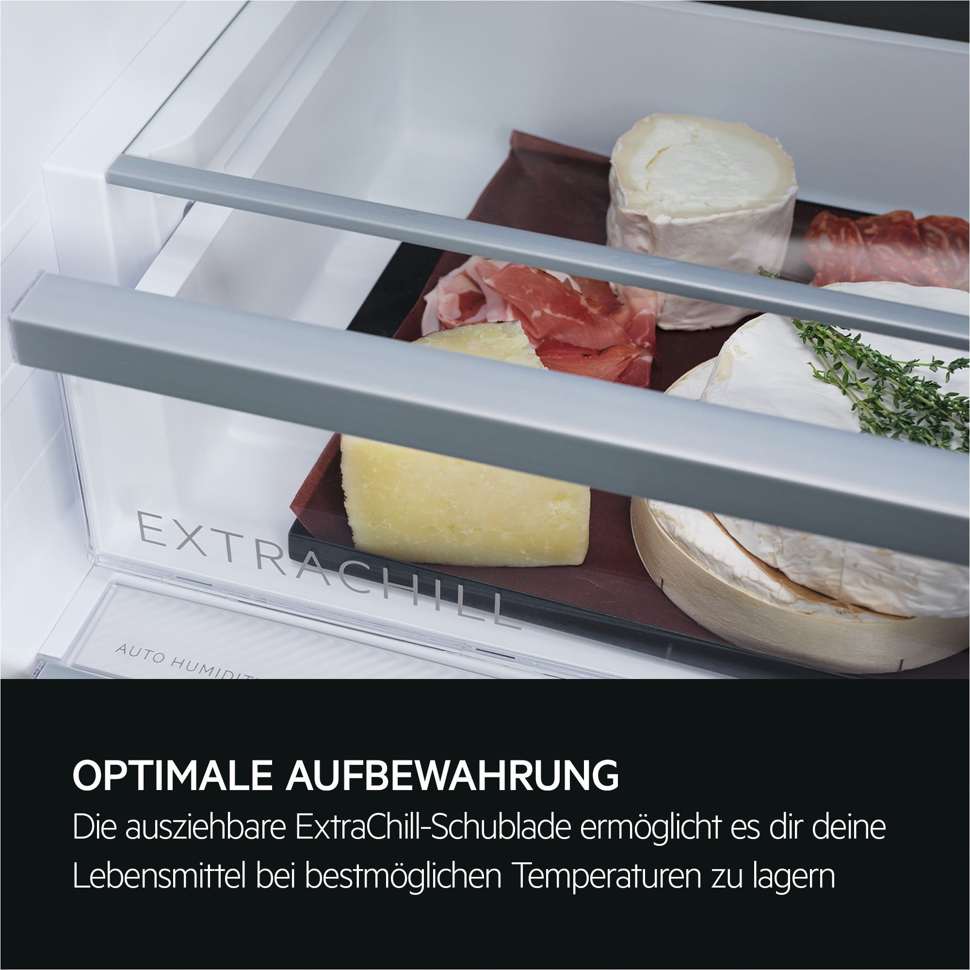 AEG Einbaukühlgefrierkombination Serie 8000 TSC8M18WCC, 177 cm hoch, 55,7 cm breit, 360°Cooling-optimale Luftfeuchtigkeit & Zirkulation, NoFrost, Festtür – Bild 4 von 5