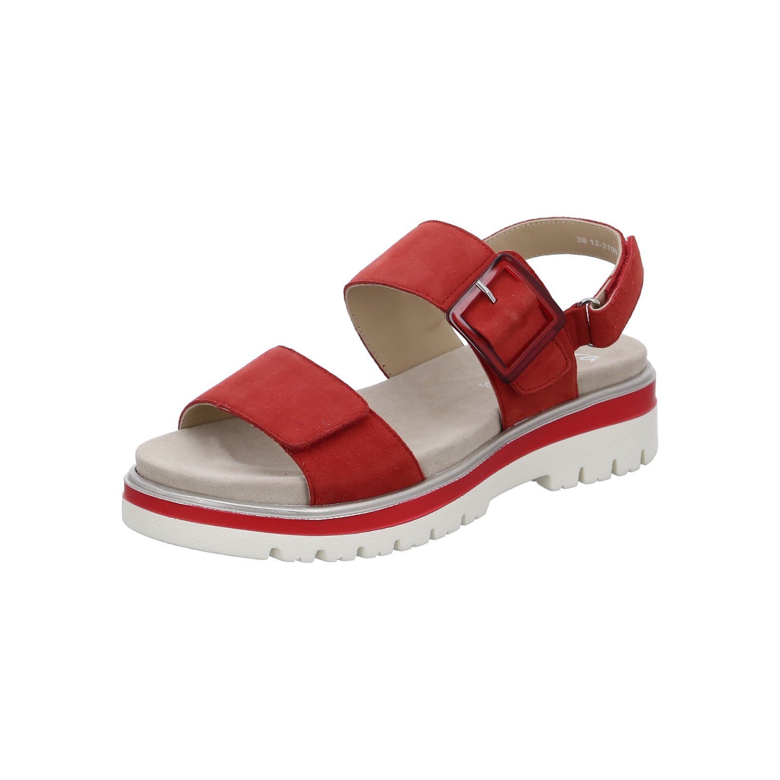 Ara Malaga - Damen Schuhe Sandalette rot