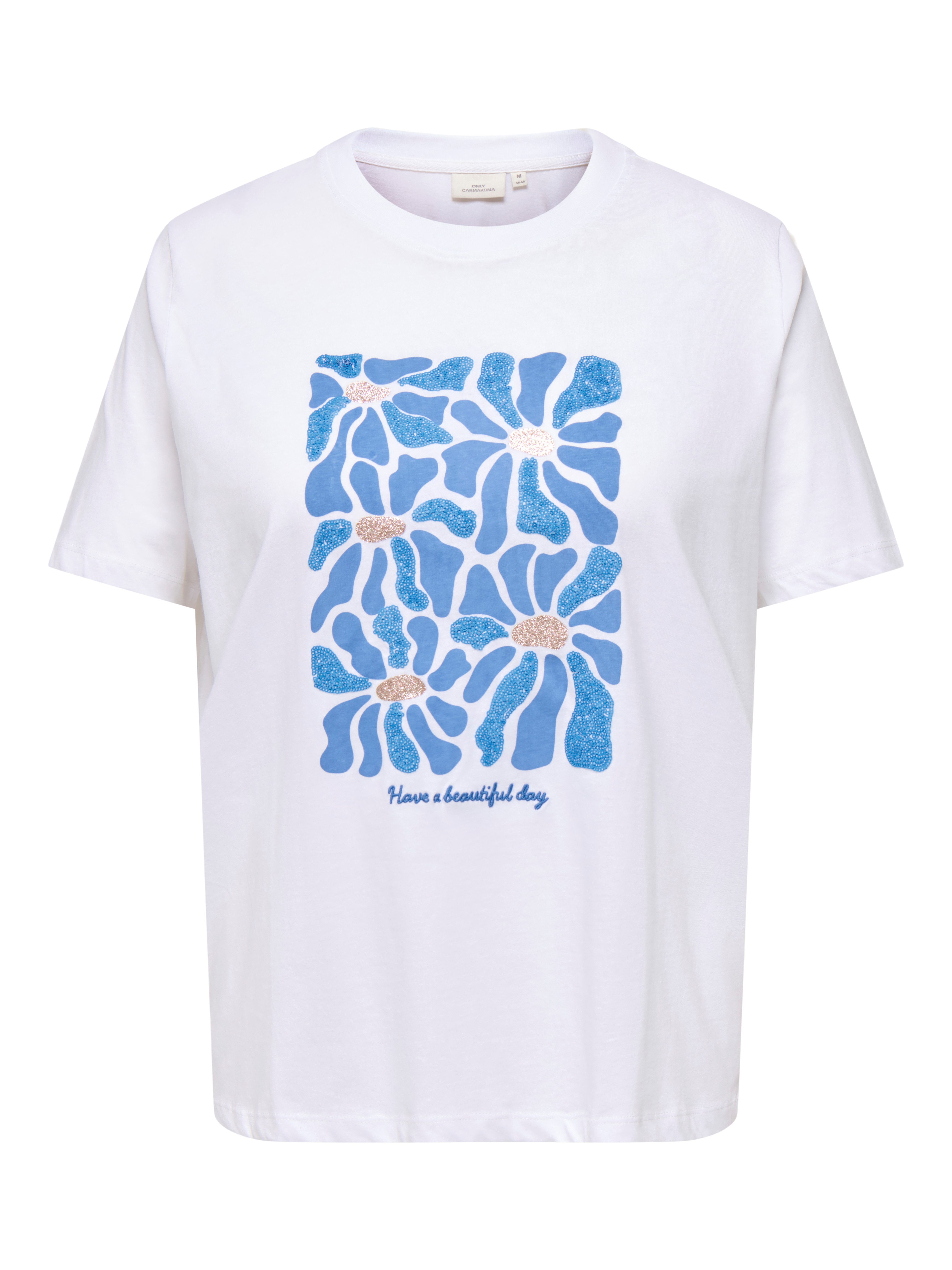ONLY CARMAKOMA Rundhalsshirt CARALBERTE LIFE S/S BOXY TEE JRS – Bild 5 von 5