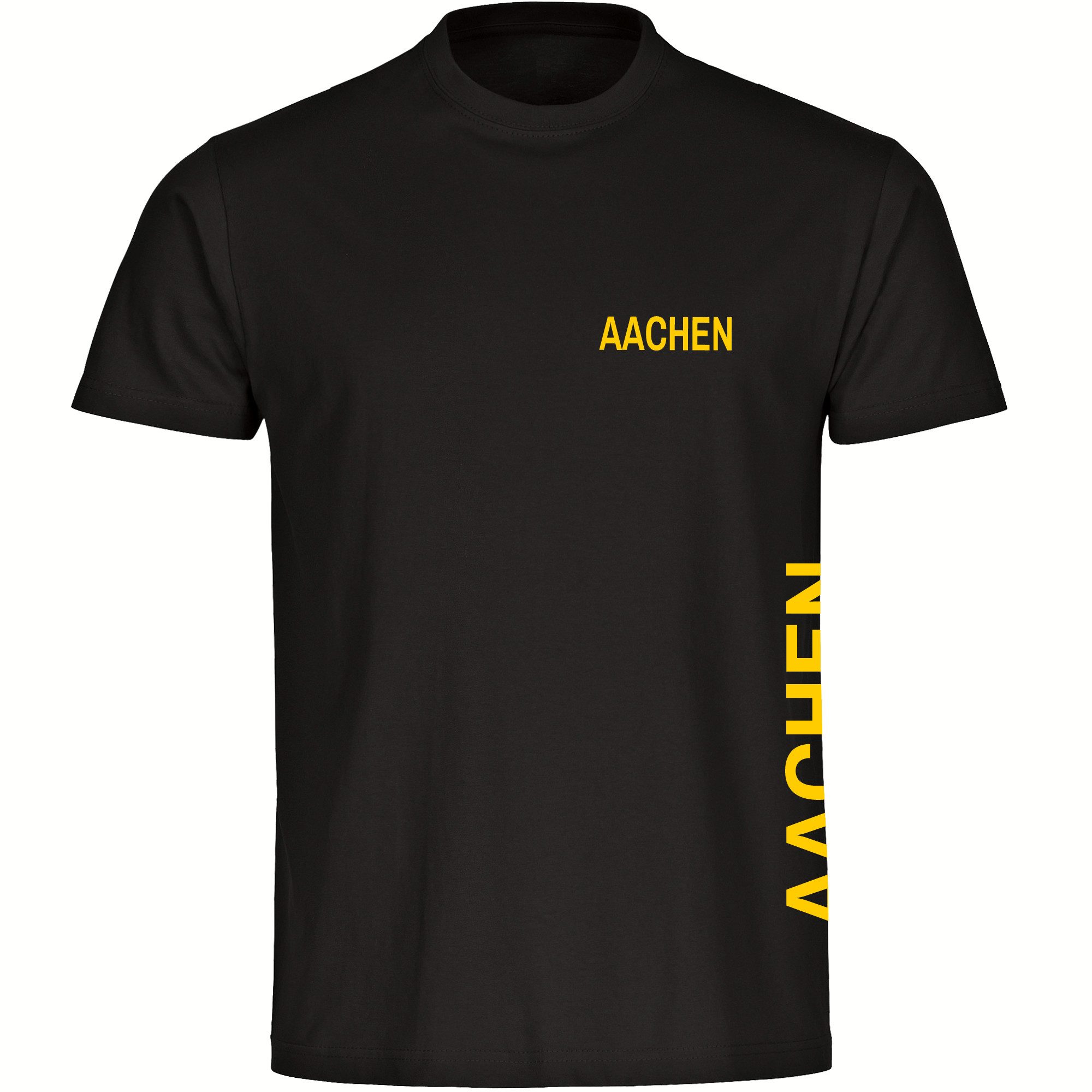 multifanshop T-Shirt Herren Aachen - Brust günstig online kaufen