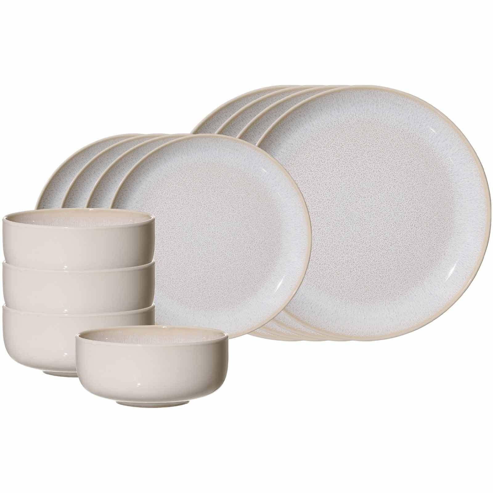 Ritzenhoff & Breker Kombiservice Laredo Basic-Set 12er Set (12-tlg), 4 Personen, Steinzeug
