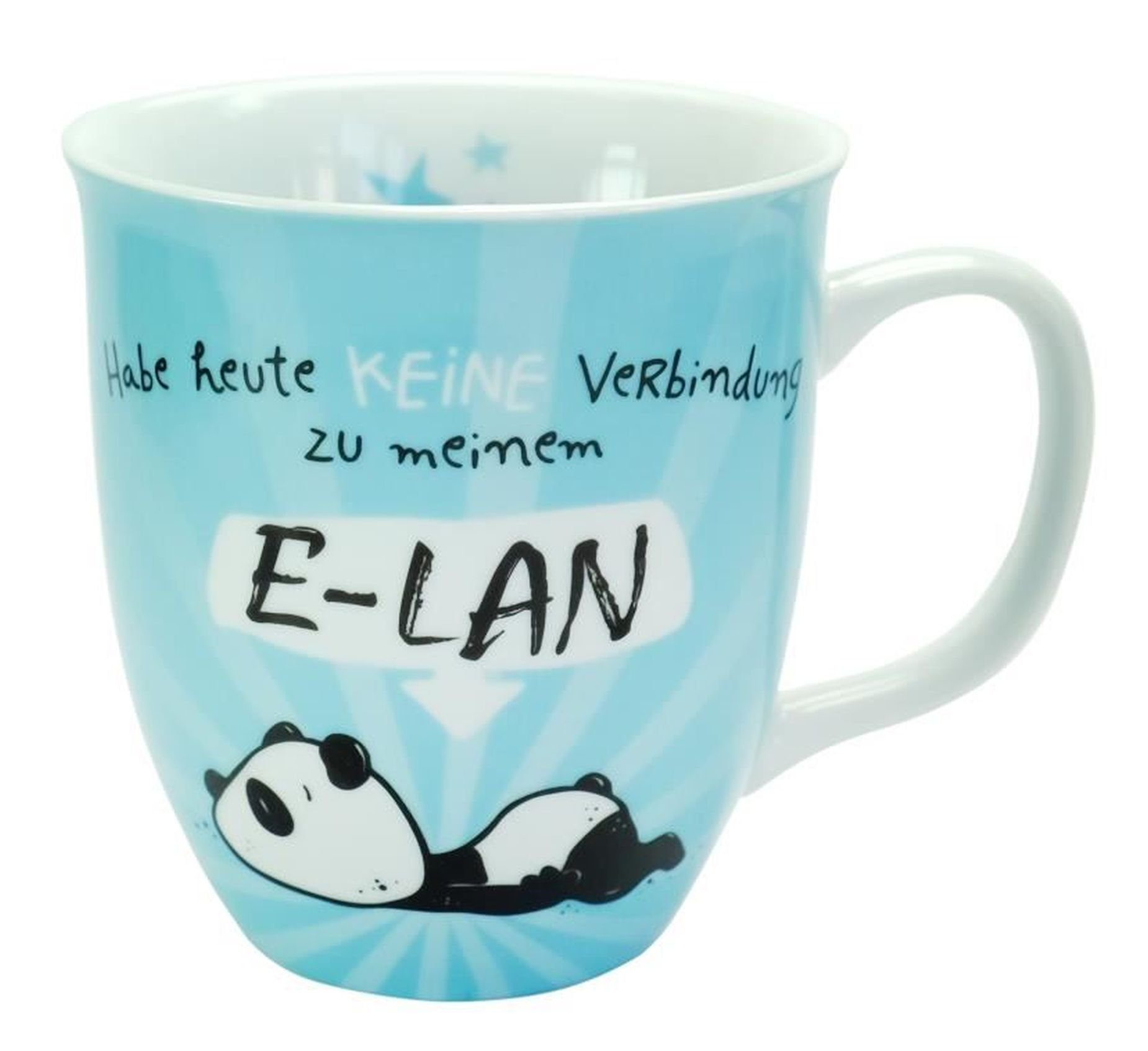 Sheepworld Tasse Sheepworld - Tasse "Heute kein E-LAN" 0,4l (45672) Geschenk- Büro-