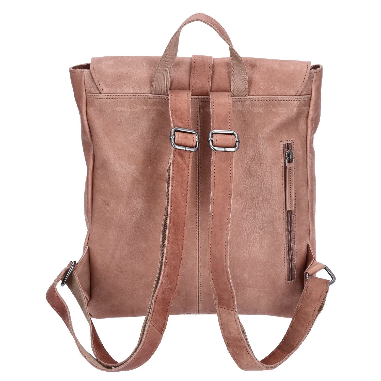 The Skandinavian Brand Freizeitrucksack The Skandinavian Brand Damen Leder Rucksack beige (1-tlg)