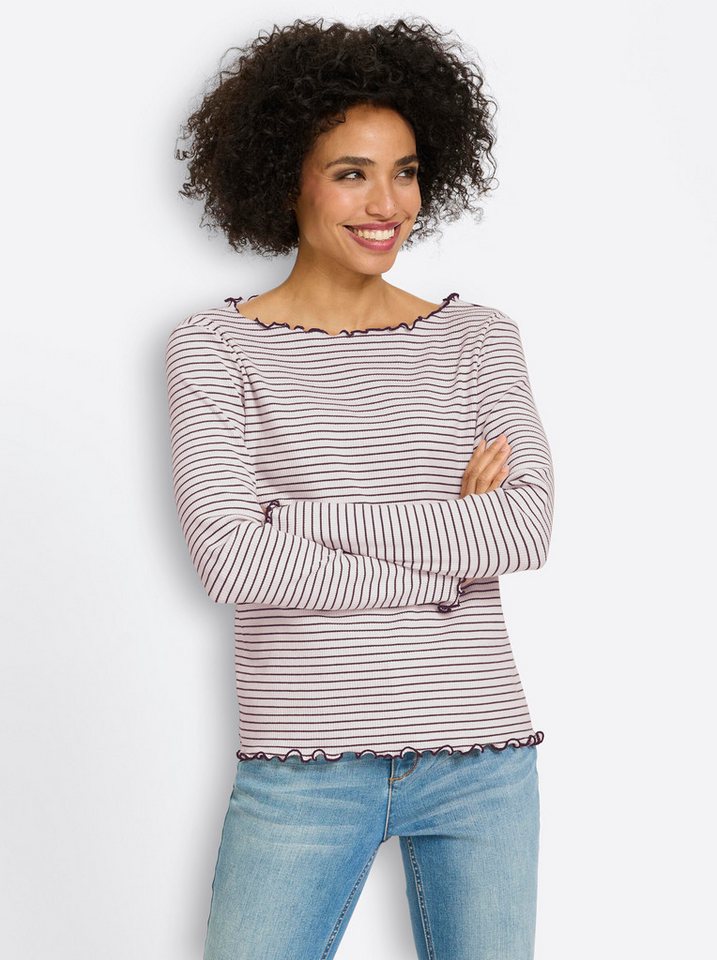 heine T-Shirt Ringelshirt Langarm