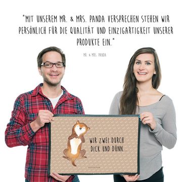 Fußmatte 50 x 75 cm Hund Bauchkraulen - Hundeglück - Geschenk, Fußabtreter, Hu, Mr. & Mrs. Panda, Höhe: 0 mm