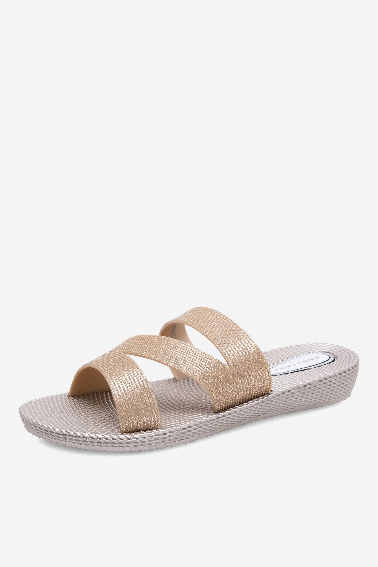 Jenny Fairy Jenny Fairy Damen Flip-Flops 40 silberfarben 5905588621072 Badepantolette