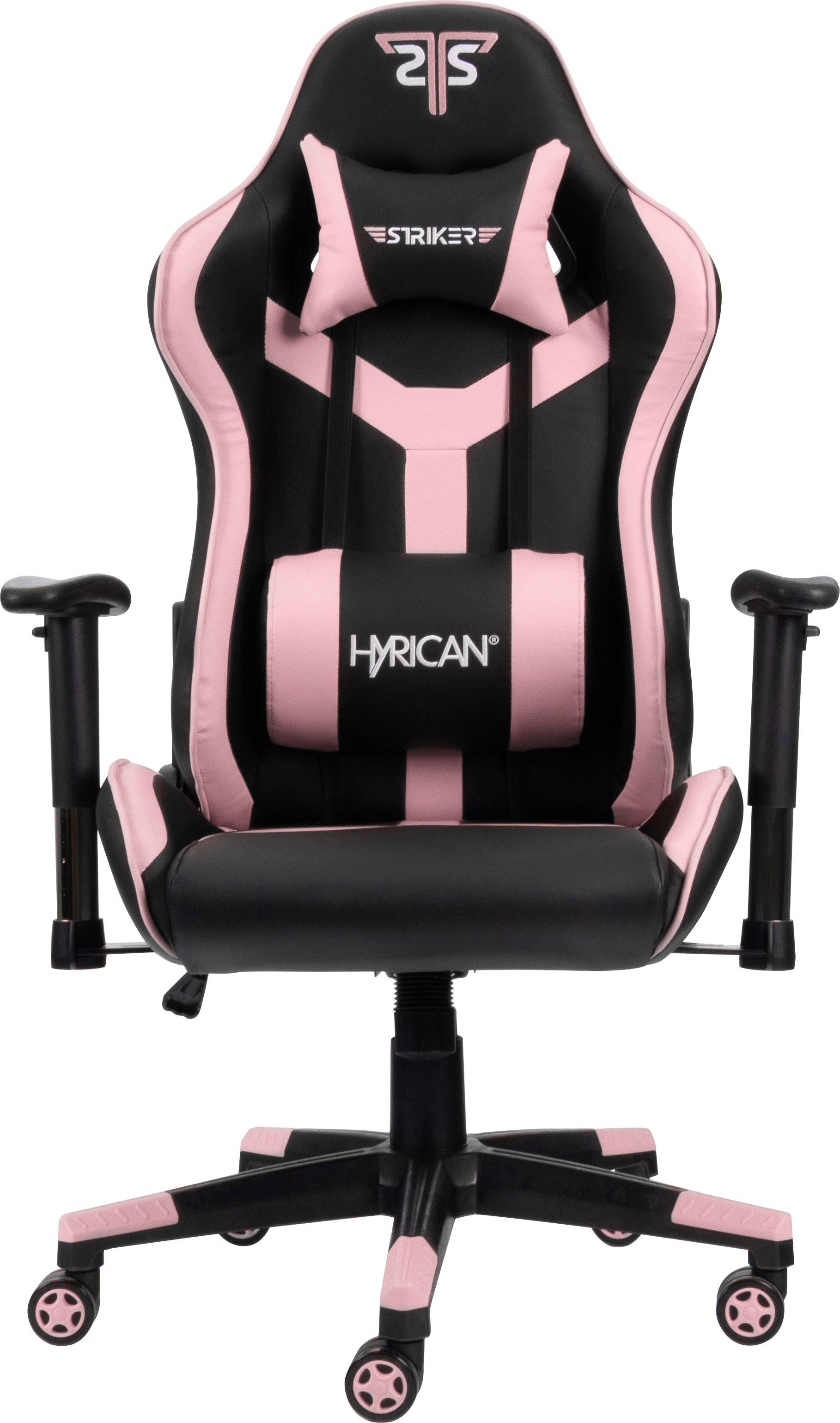 Hyrican Gaming-Stuhl Striker Gaming-Stuhl "Copilot" Gamingstuhl + Stuhlunterlage (Set), Bodenschutzmatte 1100x1100x2mm