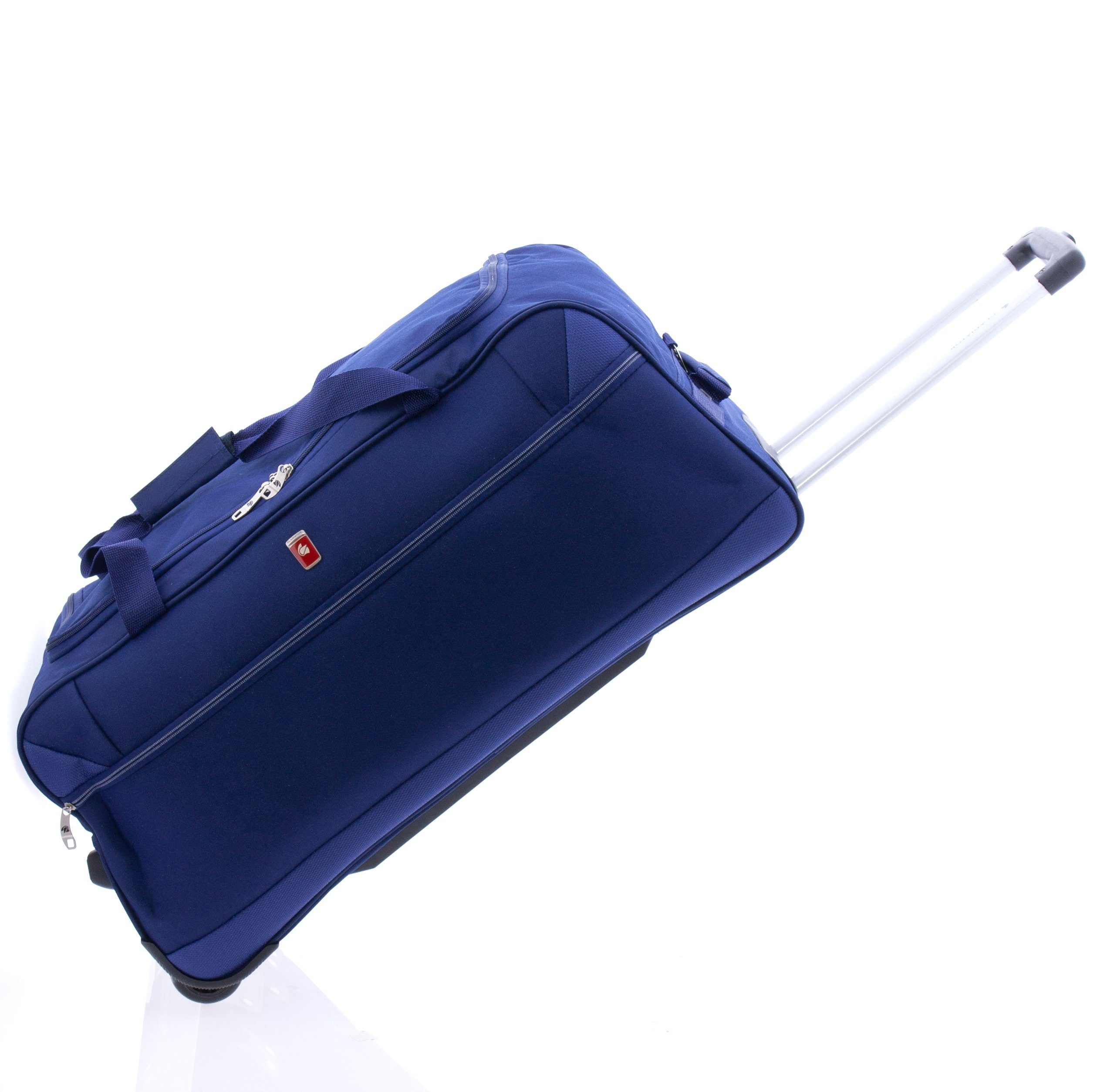 GLADIATOR Reisetasche mit Rollen - 72 cm - 76Liter - Rollentasche, Trolleytasche, Gewicht: 2,4 kg, Trolley-Reisetasche Sporttasche - schwarz, blau od. rot