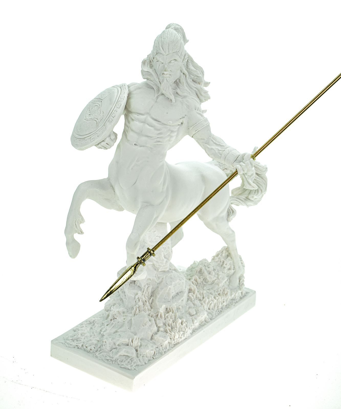 Dekofigur Alabaster Figur Zentaur Mischwesen Pferd 30 cm