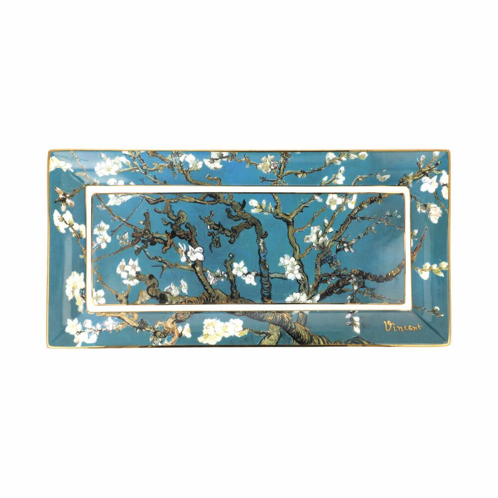 Goebel Dekoschale Vincent van Gogh - Mandelbaum blau