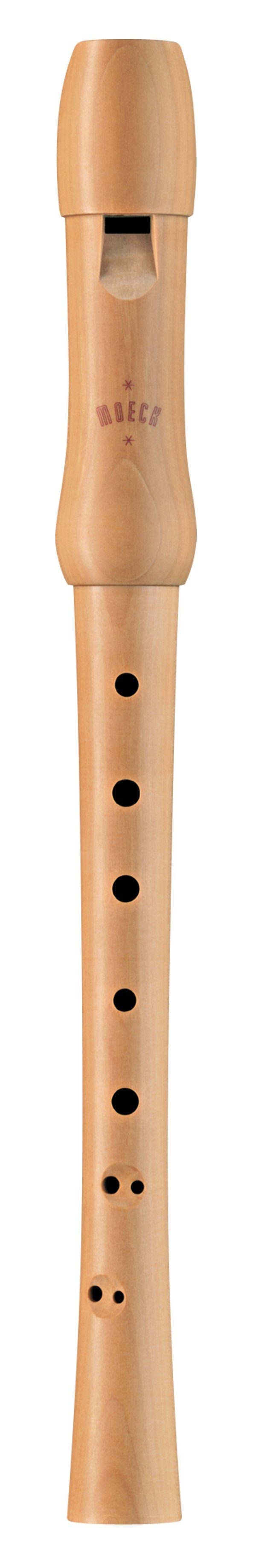 Blockflöte Blockflöte 1212 Schul-Sopran Blockflöte Barocke Griffweise mit Dopp...