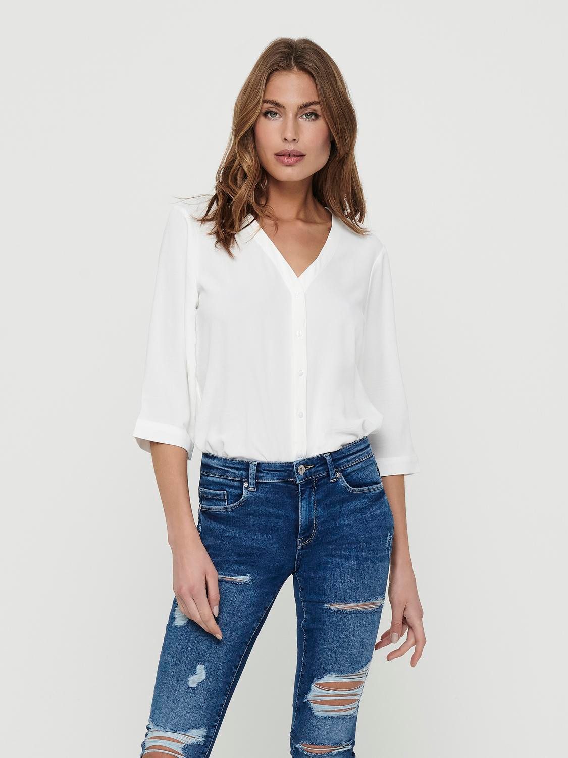 Shirtbluse JDYLION CAPOTE 3/4 SHIRT WVN NOOS