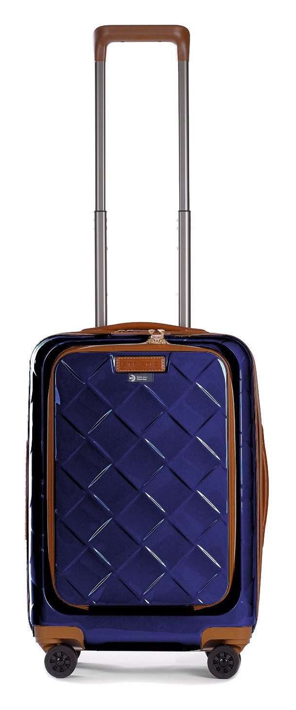 Stratic Trolley Leather&More Hartschalen-Koffer S, 4 Rollen, Handgepäck Reisekoffer Reisegepäck TSA-Zahlenschloss