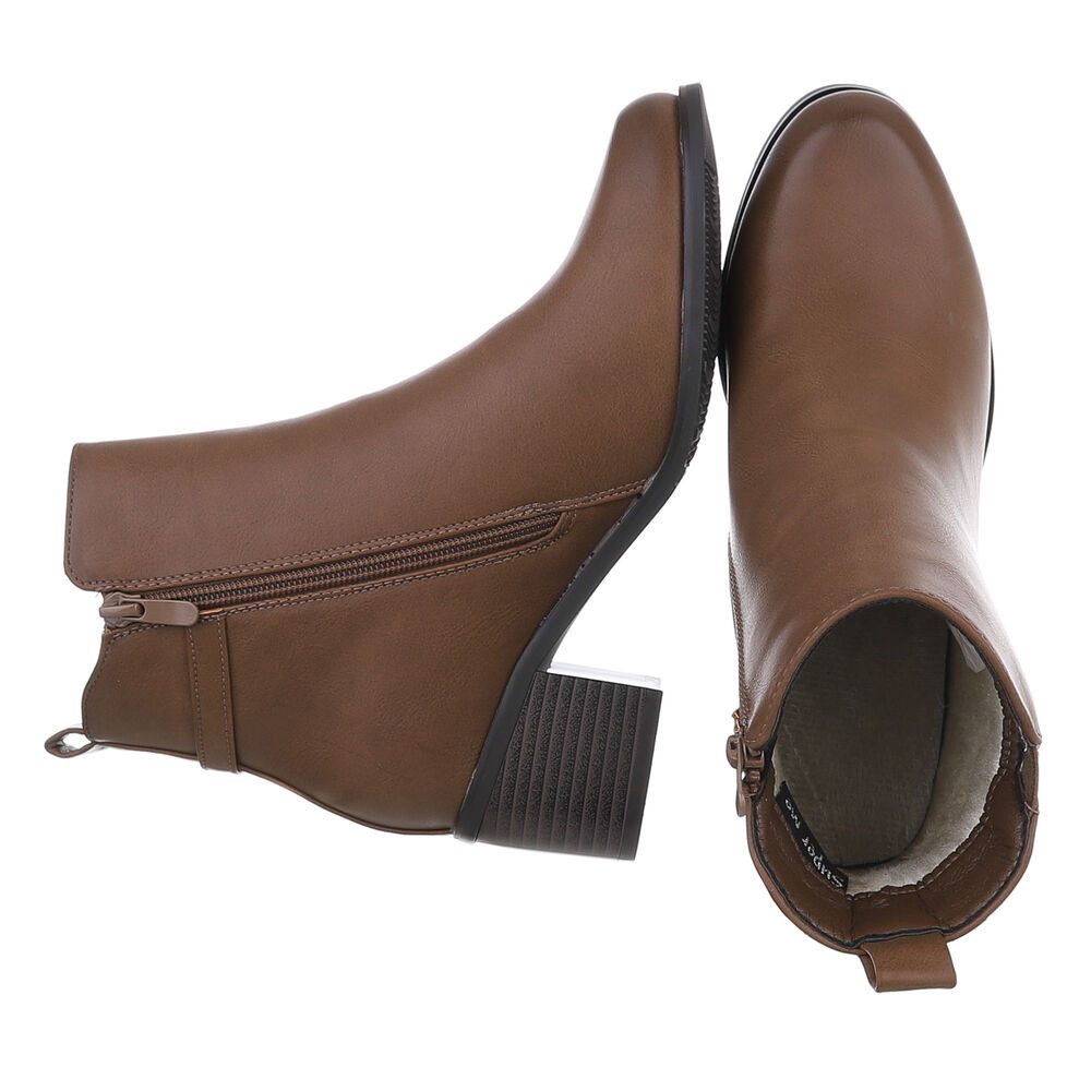 Ital-Design Damen Elegant Stiefelette (88489328) Blockabsatz günstig online kaufen