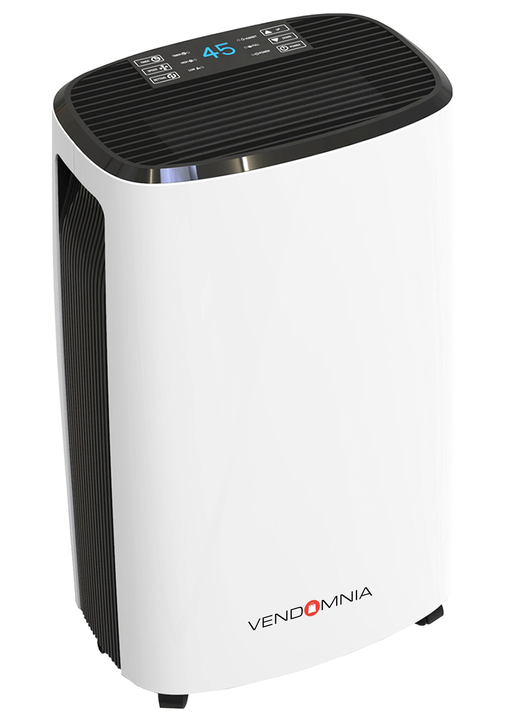 VENDOMNIA Luftentfeuchter Luftentfeuchter 16/20 L Auto-Modus Raumentfeuchter, Entfeuchtungsgerät, für 30 m³ Räume, 3,7L Behälter, bis 30 m², elektrisch, Timer, Wäschetrocknung