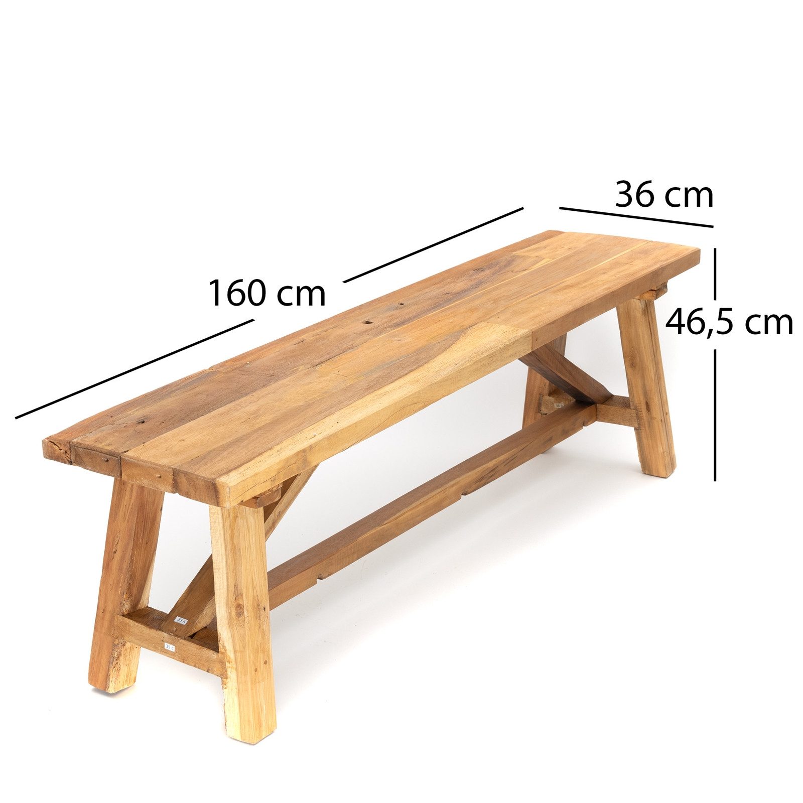 CREEDWOOD Sitzbank NATUR ESSZIMMER SITZBANK "ROCA", 160cm, Massivholz, Küch günstig online kaufen