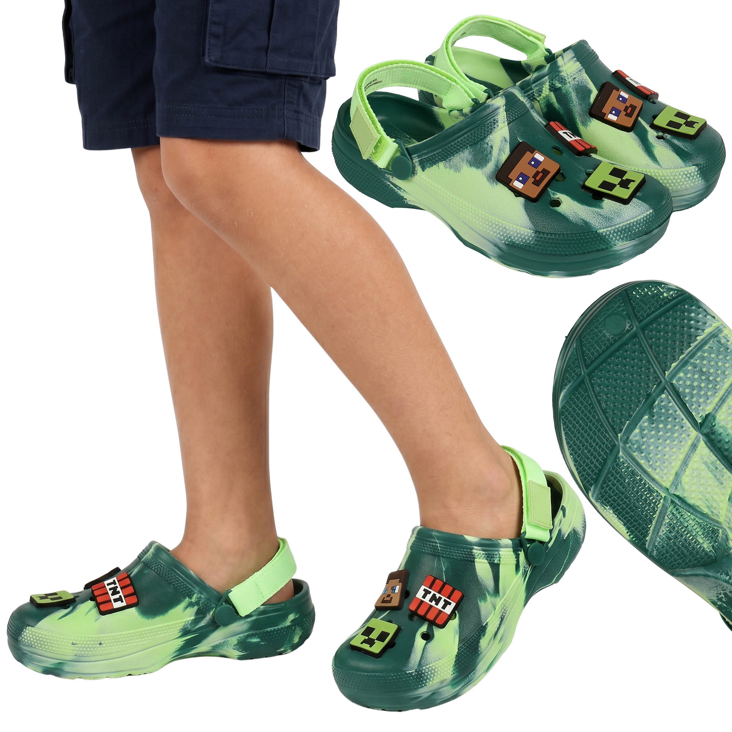 Minecraft Minecraft Badeschuhe für Jungen mit EVA-Sohle Clog
