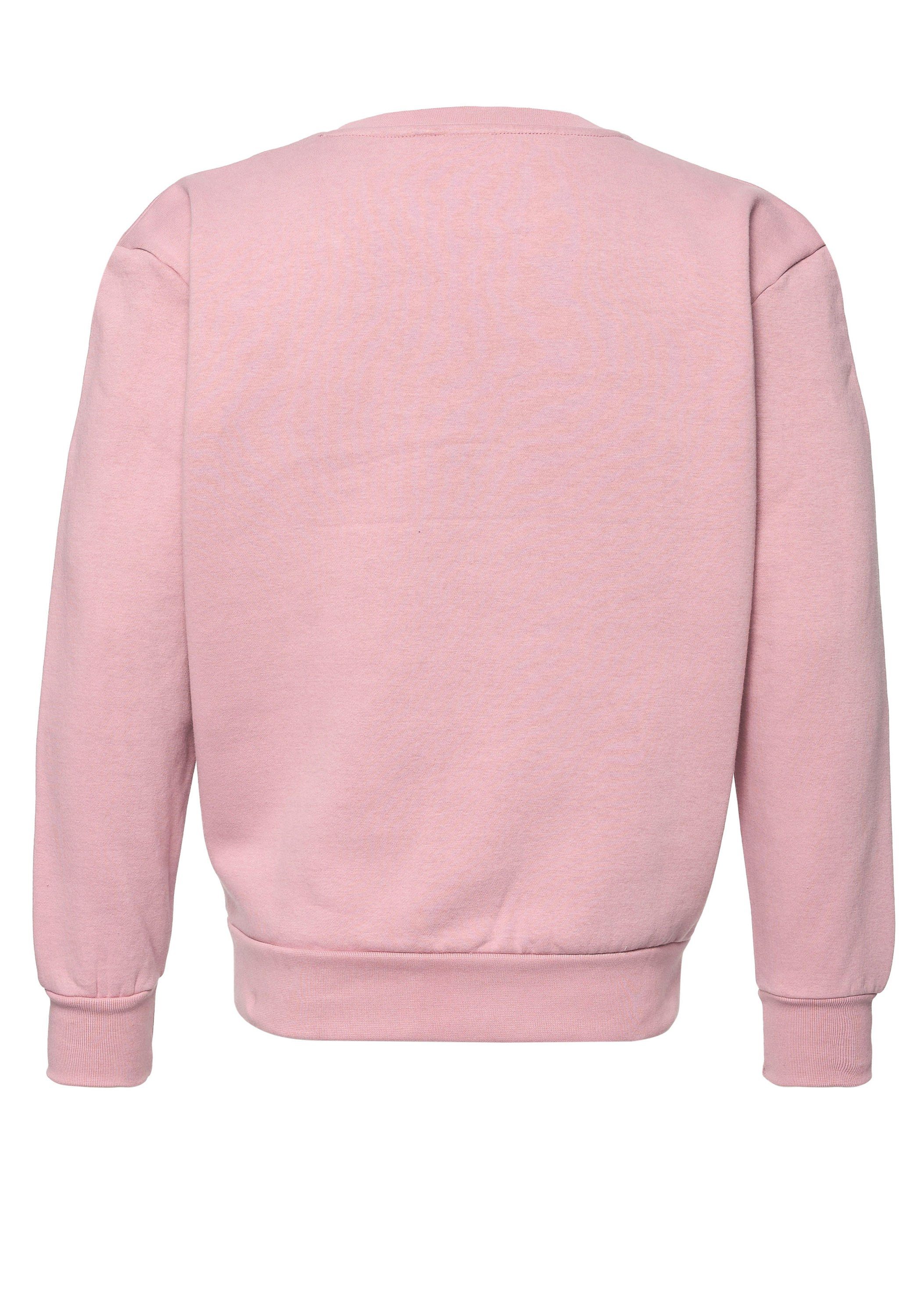 MIKON Sweatshirt Pink Bio-Baumwolle GOTS zertifizierte Donut