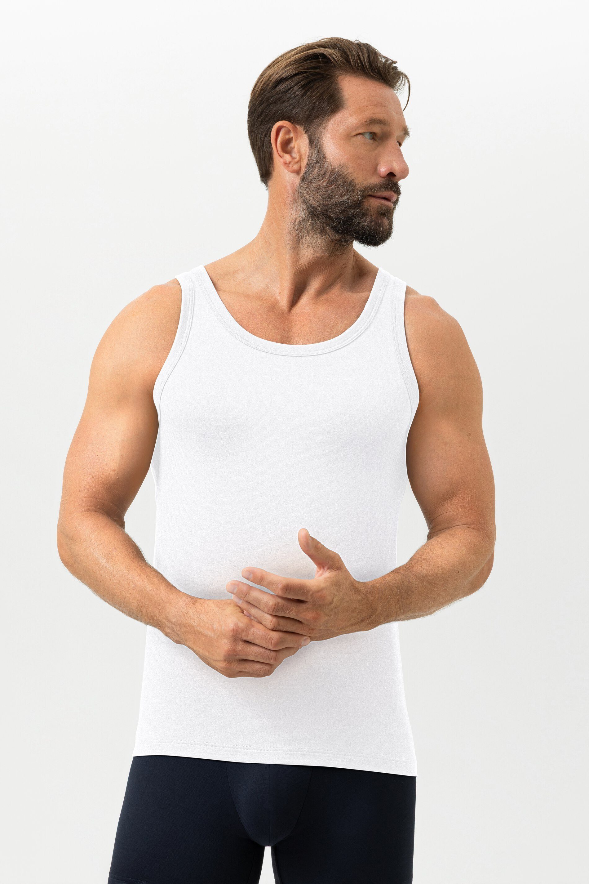 Mey Unterziehshirt Mey Athletic Shirt Serie Iconic Modal Uni (1-St) Modernes zeitloses Unterhemd, Modal und Coolmax®-Technologie