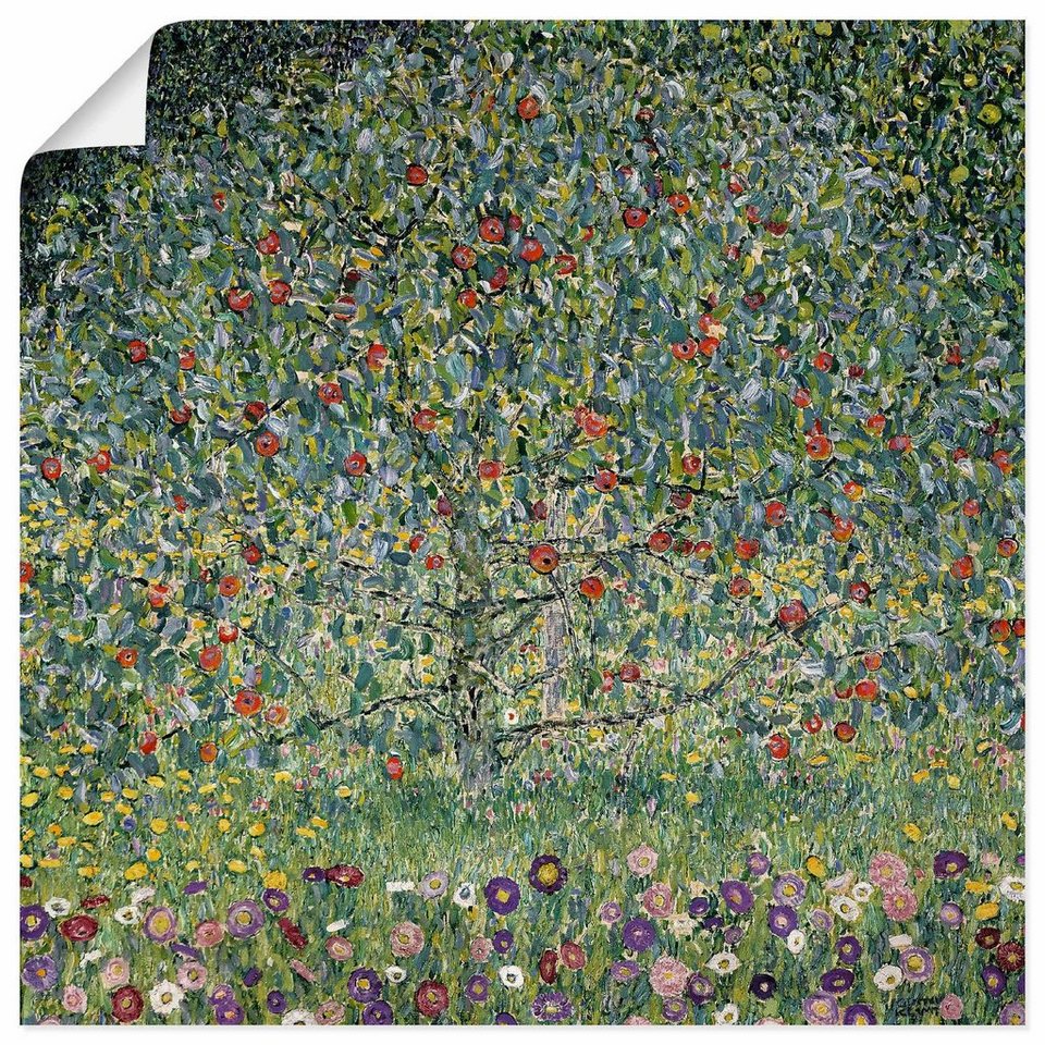 Artland Wandbild Apfelbaum I. 1912, Bäume (1 St), als Alubild, Leinwandbild,  Wandaufkleber oder Poster in versch. Größen