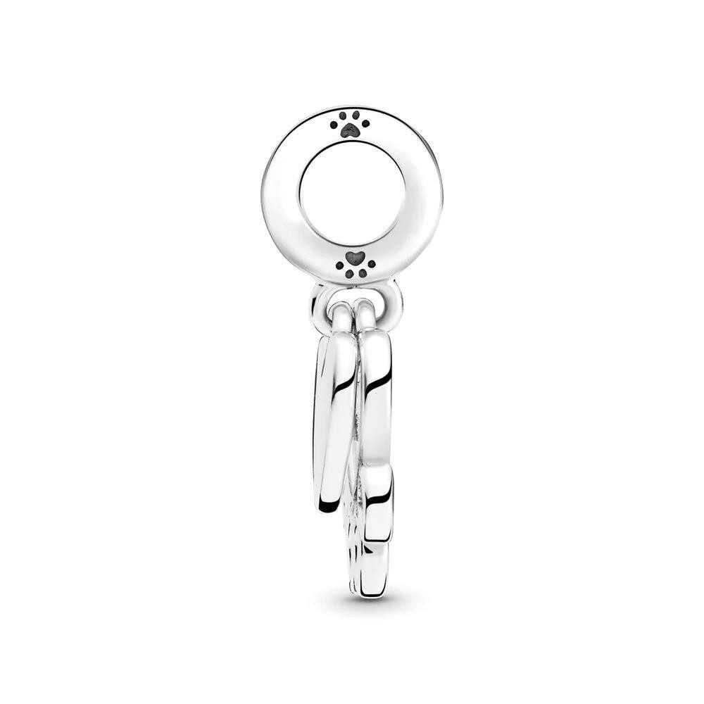 Pandora Charm-Einhänger Pandora Charm Anhänger Silber "Hundepfote" -Gravur möglich- 799360C00